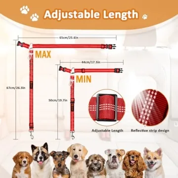 Dog Seat Belts Harness for Safe Car Travel