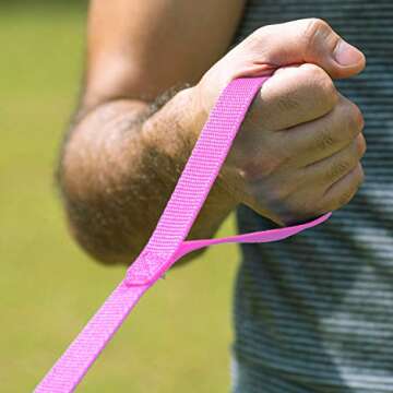 Hi Kiss 30ft Nylon Dog Leash - Perfect for Training and Adventures
