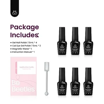 Beetles Cat Eye Gel Nail Polish Set with Stunning Colors