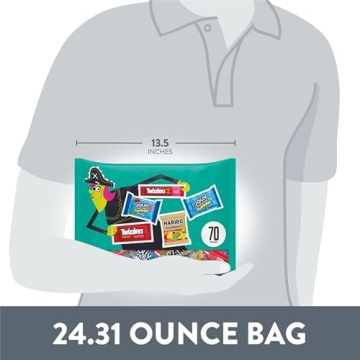 HARIBO, JOLLY RANCHER & TWIZZLERS Halloween Candy Bag 70 pcs