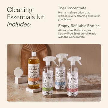 Branch Basics Cleaning Kit: Non-Toxic Spray & Concentrate