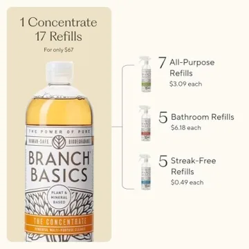 Branch Basics Cleaning Kit: Non-Toxic Spray & Concentrate