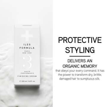 ILES FORMULA Haute Performance Finishing Serum – Style & Smooth Without Weighting Hair Down, Prote...