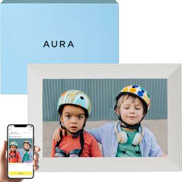 Aura Carver HD Smart Digital Photo Frame 10.1", WiFi, Unlimited Storage