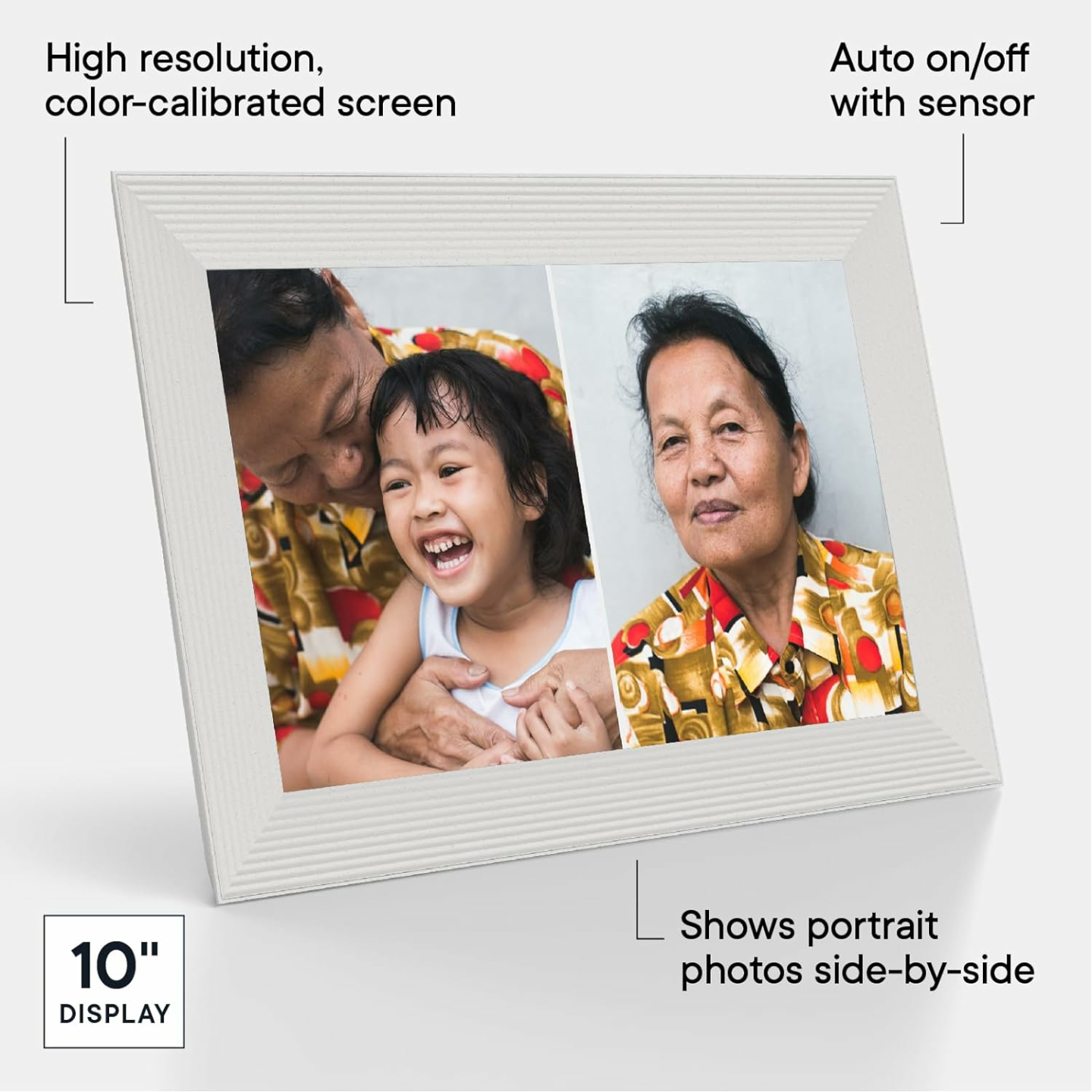 Aura Carver HD Smart WiFi Photo Frame - Unlimited Storage