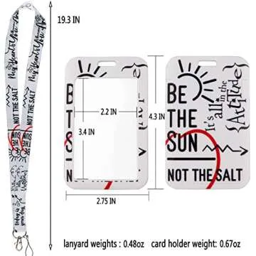 Juanooo White ID Badge Card Holder Lanyard for Keys Cute Cats Key Lanyard for Women Girls Kids for ID Badges Name Tag Neck Lanyard for ID Holder Keychain