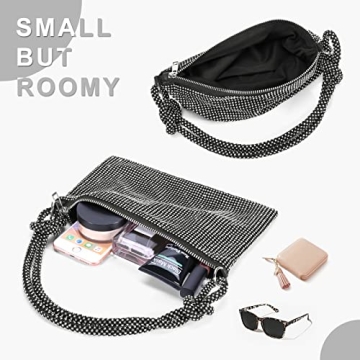 Chic Rhinestone Evening Handbag Sparkly Purse