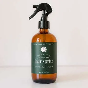 Rowe Casa Organics Hair Growth Spray, Hair Texturizer and Regrowth, Mens Hair Restoration, Rosemary, Cedarwood, Lavender Essential Oil, 8 oz