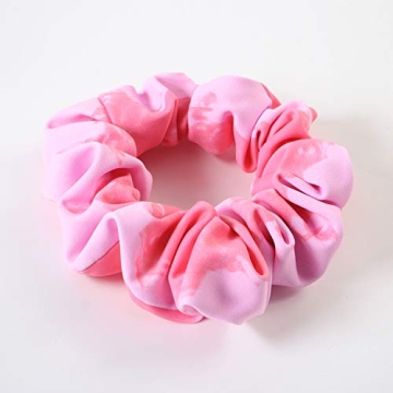 MOSHENGQI Women Sexy Pink Tie Dye Bikini Set Strap Top Thong