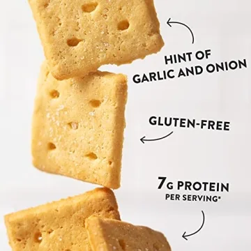 HighKey Sea Salt Crackers - Keto Friendly Snack Option