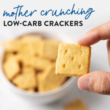 HighKey Sea Salt Crackers - Keto Friendly Snack Option