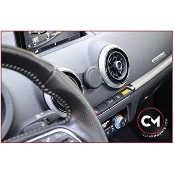 Clearmounts Phone Holder – Low-Profile Magnetic Mount for AUDI 2014-2020 A3, S3, RS3, e-Tron