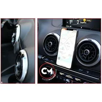 Clearmounts Phone Holder for AUDI A3, S3, RS3, e-Tron