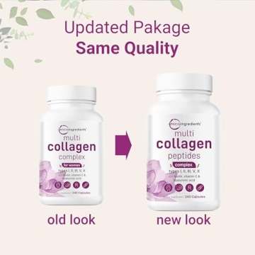 Micro Ingredients Multi Collagen Pills for Optimal Beauty & Health