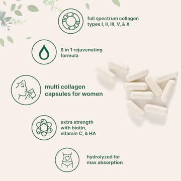 Micro Ingredients Multi Collagen Pills for Optimal Beauty & Health