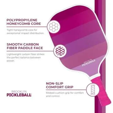 Brooklyn Pickleball Co. Carbon Fiber Paddle - USAPA Approved