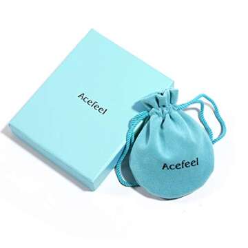 Acefeel Fresh Style Exquisite Threader Dangle Earrings Curve Twist Shape for Women's Gift E158 (18K Gold plated)