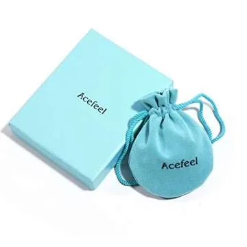 Acefeel Fresh Style Exquisite Threader Dangle Earrings Curve Twist Shape for Women's Gift E158 (18K Gold plated)