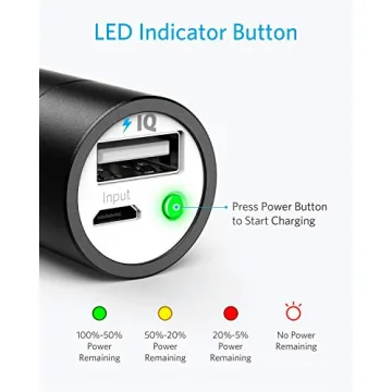 Anker PowerCore+ Mini 3350mAh Portable Charger Lightweight Design