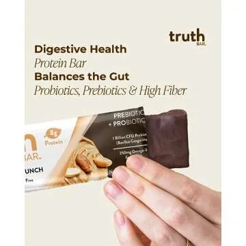 Truth Bar Vegan Keto Snack - Prebiotic & Probiotic Bars