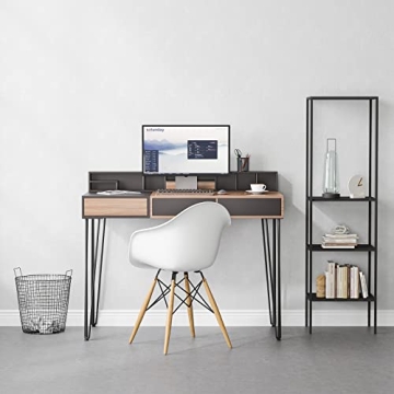 SMARTSTANDARD 18 Inch Hairpin Table Legs, 3 Steel Rods 1/2 Inch Pipe Diameter, 800lbs Load Capacity, Mid-Century Style for Coffee Table, Side Table, Night Stand (Black, 4PCS)