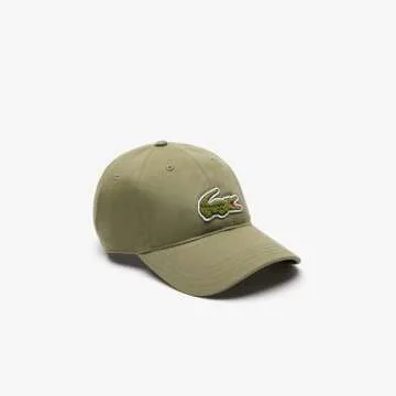 Lacoste Men's Crocodile Badge Twill Cap - Comfortable Organic Cotton Design