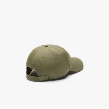Stylish Lacoste Men's Crocodile Badge Twill Cap