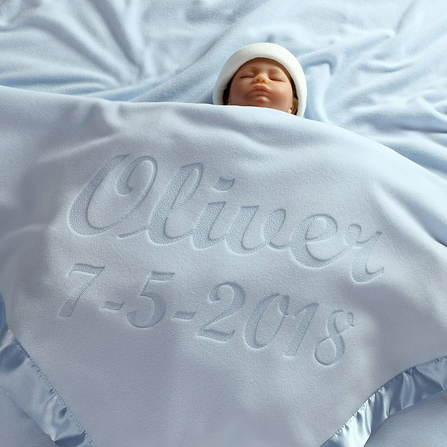 Personalized Baby Blanket - Custom Gift for Newborns