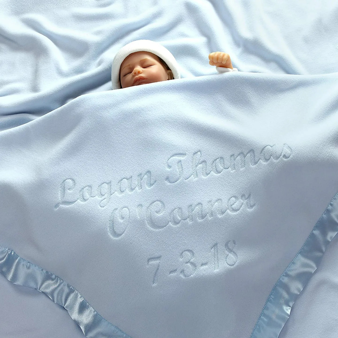 Personalized Baby Blanket - Custom Gift for Newborns