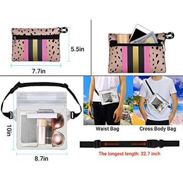 IBFUN Neoprene Bag - Stylish Large Tote for Women