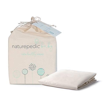 Naturepedic Organic Waterproof Crib Mattress Pad Protector
