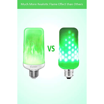 Calmsen LED Flame Effect Fire Light Bulb - 4 Modes