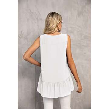 Stylish VIISHOW Women's Chiffon Tank Top for Any Occasion