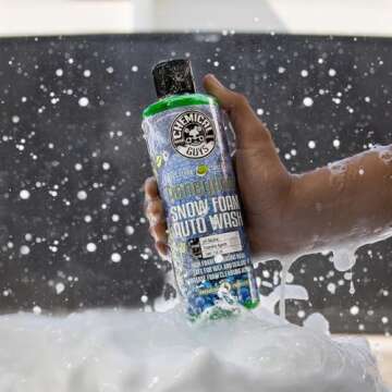 Chemical Guys CWS_110_16 Honeydew Snow Foam Car Wash Soap (Works with Foam Cannons, Foam Guns or Bucket Washes) Safe for Cars, Trucks, Motorcycles, RVs & More, 16 fl oz, Honeydew Scent