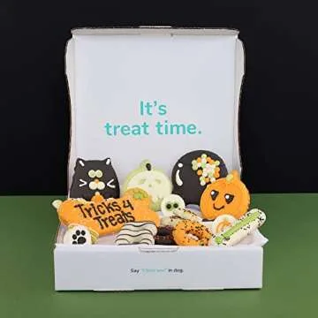 WÜFERS Handmade Dog Treat Box for Holidays