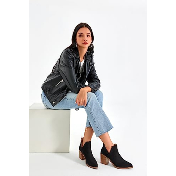 Kathemoi Women's Stylish Slip on Ankle Boots for All Occasions