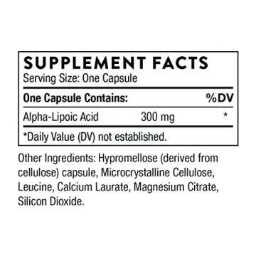 THORNE Alpha-Lipoic Acid 300 mg - Supplement for Liver Detox, Antioxidant Support, Nerve Health and ...