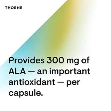 THORNE Alpha-Lipoic Acid 300 mg - Detox & Antioxidant Support