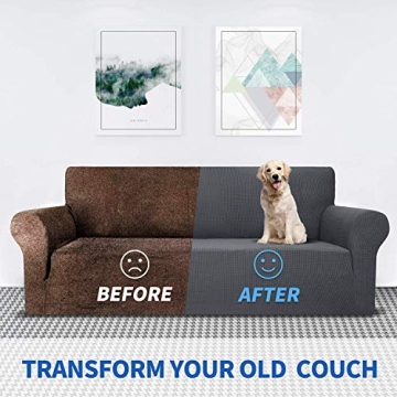 MAXIJIN Super Stretch Couch Cover for 3 Cushion Sofas
