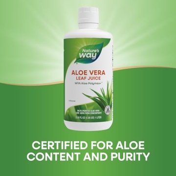 Nature's Way Aloe Vera Juice - 99.5% Purified Aloe Benefits