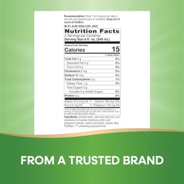 Nature's Way Aloe Vera Juice - 99.5% Purified Aloe Benefits