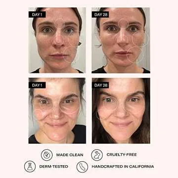 Odacite Brightening Vitamin C & Hyaluronic Facial Serum - Anti-Aging Facial Serum Targets Loss of Firmness & Dark Spots - Squalane, Vitamin E & Neroli Floral Water for Smooth Skin - 1 Fl Oz