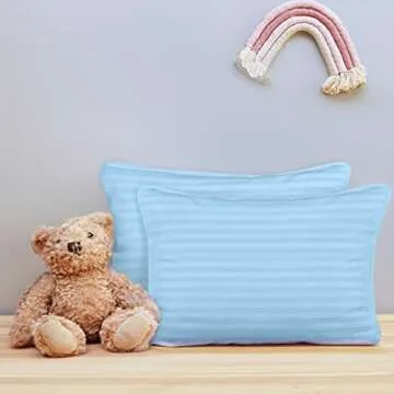 Utopia Bedding Toddler Pillow Set for Comfortable Sleep