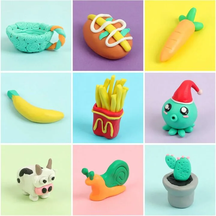 50 Colors Polymer Clay Set with Sculpting Tools