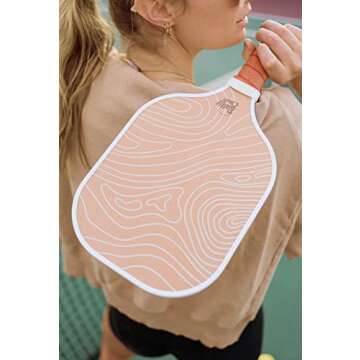 Rally Club Pickleball Paddles for Men & Women | Carbon Fiber and Polymer Honeycomb Composite Core | ...