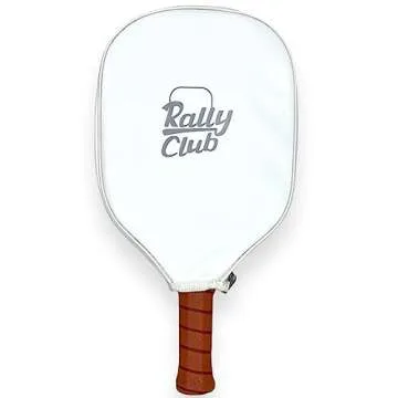 Rally Club Pickleball Paddles for Men & Women | Carbon Fiber and Polymer Honeycomb Composite Core | Lightweight Durable | Uniquely Designed Stylish Pickleball Set & Single Paddles | Dune