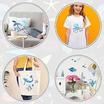 20 Ocean Creature Stencils for Creative DIY Crafts