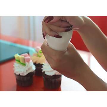 Piping Pastry Bag 100 Pack for Cake Icing and Decorating