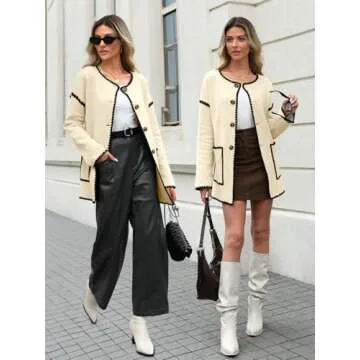 LILLUSORY Women's Open Front Cardigans for Stylish Fall