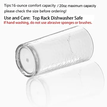 KX-WARE 20oz Acrylic Tumblers Set of 6 for Any Occasion